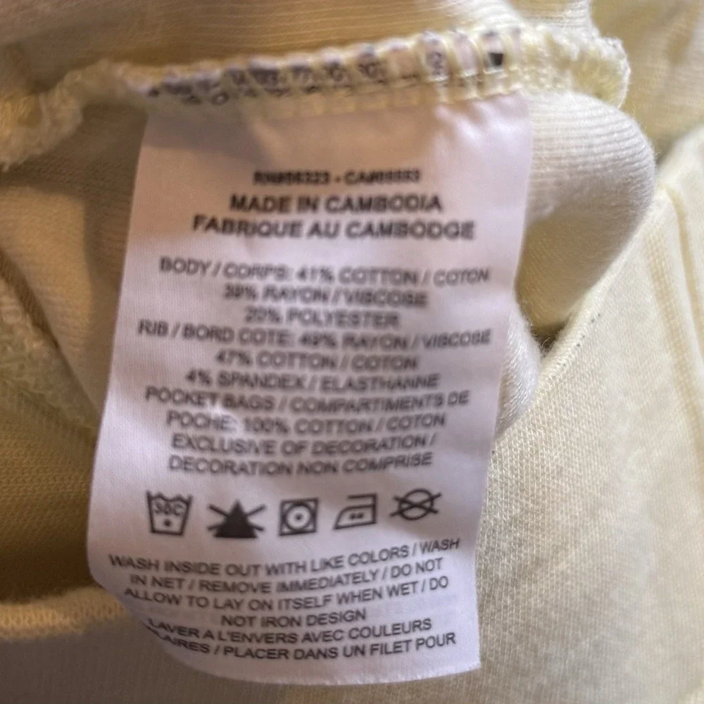 XL Nike Sportswear‎ Terry Cloth PE Shorts Citron Tint Wheat Gold Women's